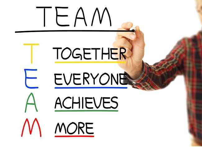 TEAM: Together Everyone Achieves More
