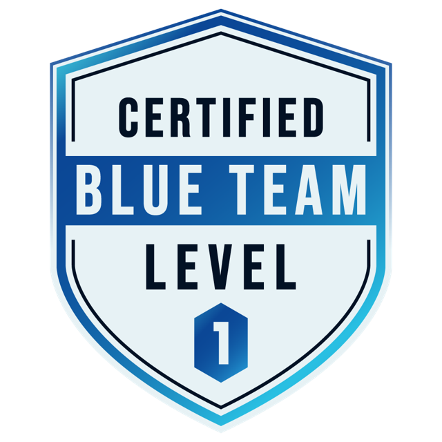 BTL1 certification badge